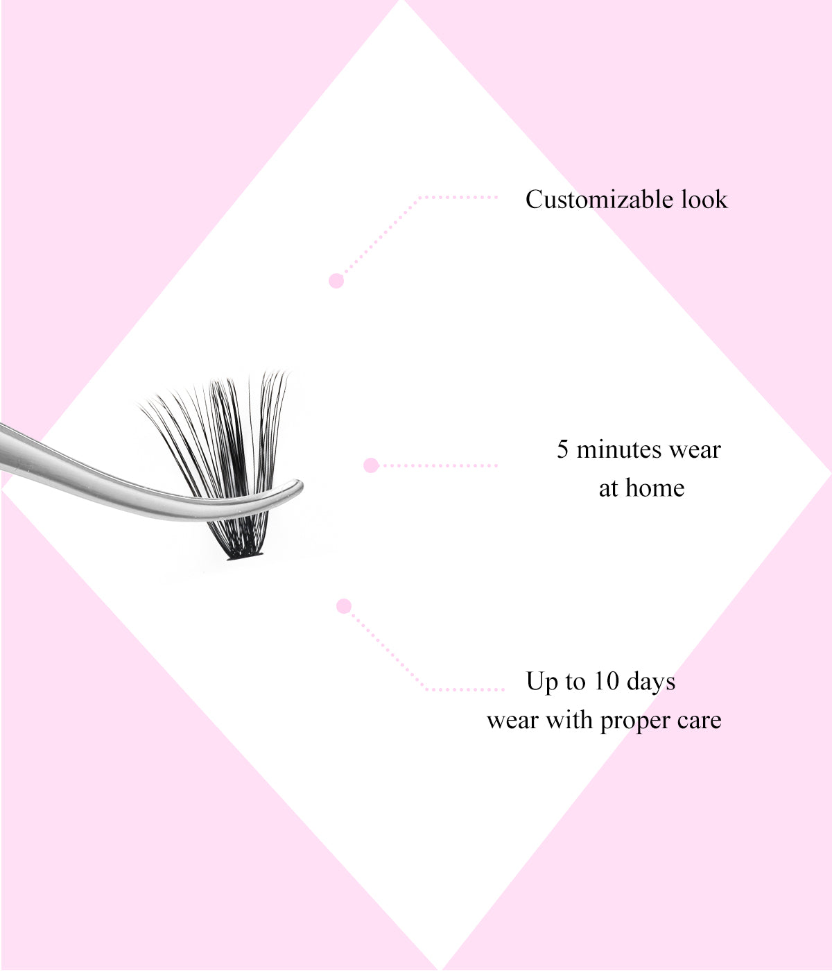 Crush on Myself Eyelash Clusters - 40D Individual Lash Lightweight