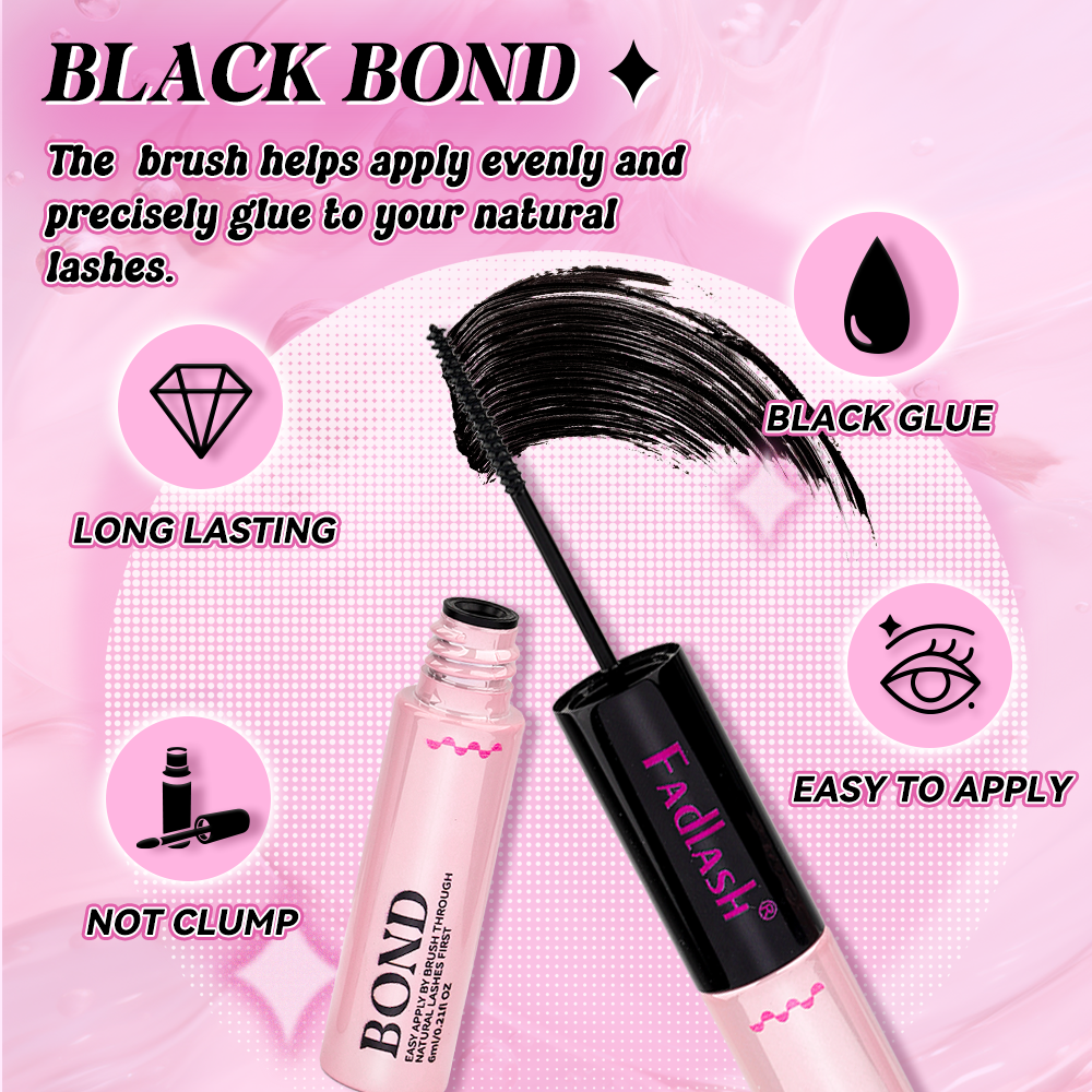 Cluster Lash Glue for Sensitive Eyes