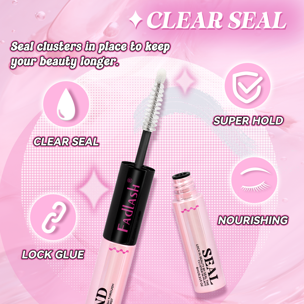 Cluster Lash Glue for Sensitive Eyes