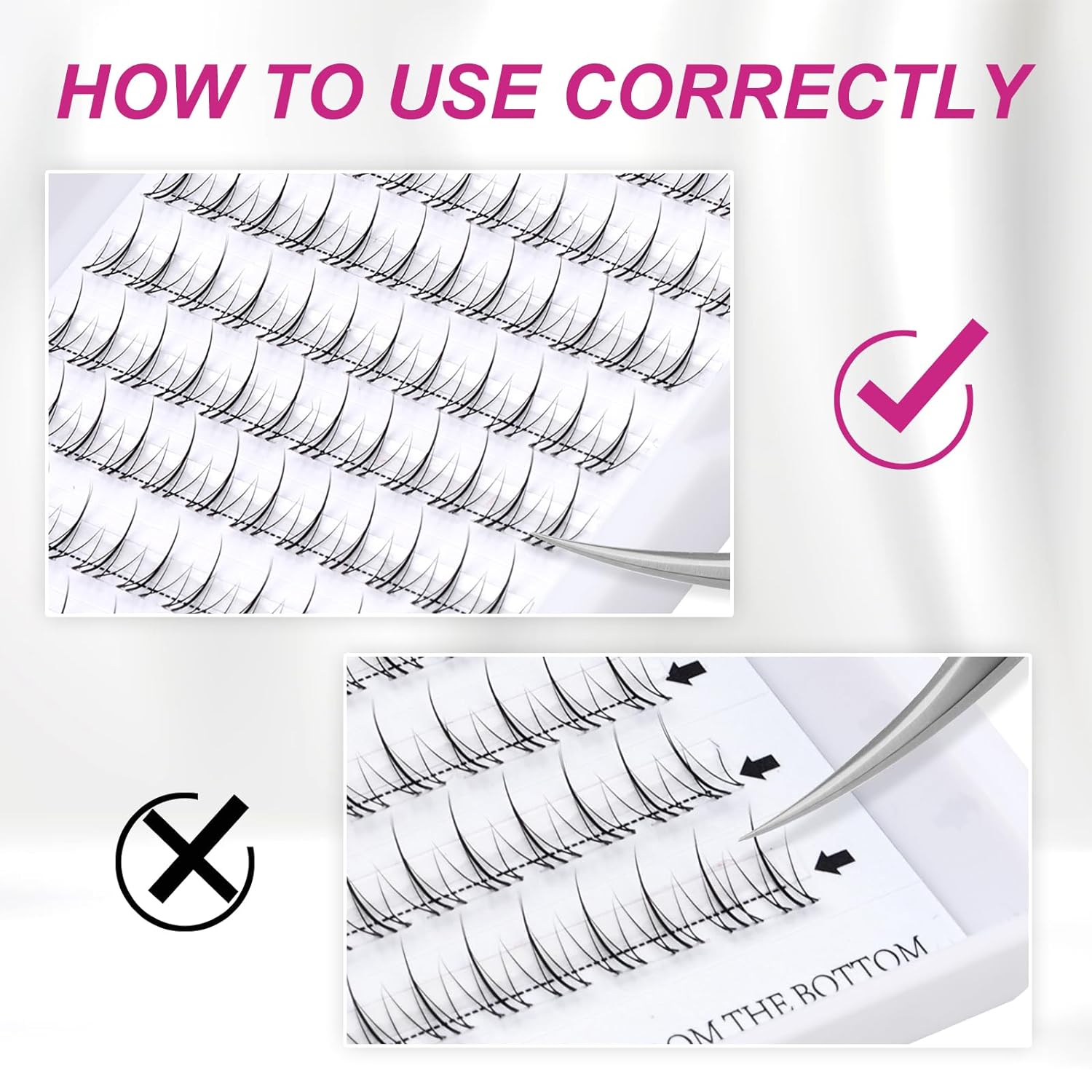 XOXO Bottom Eyelashes For Extra Volume and Lengths