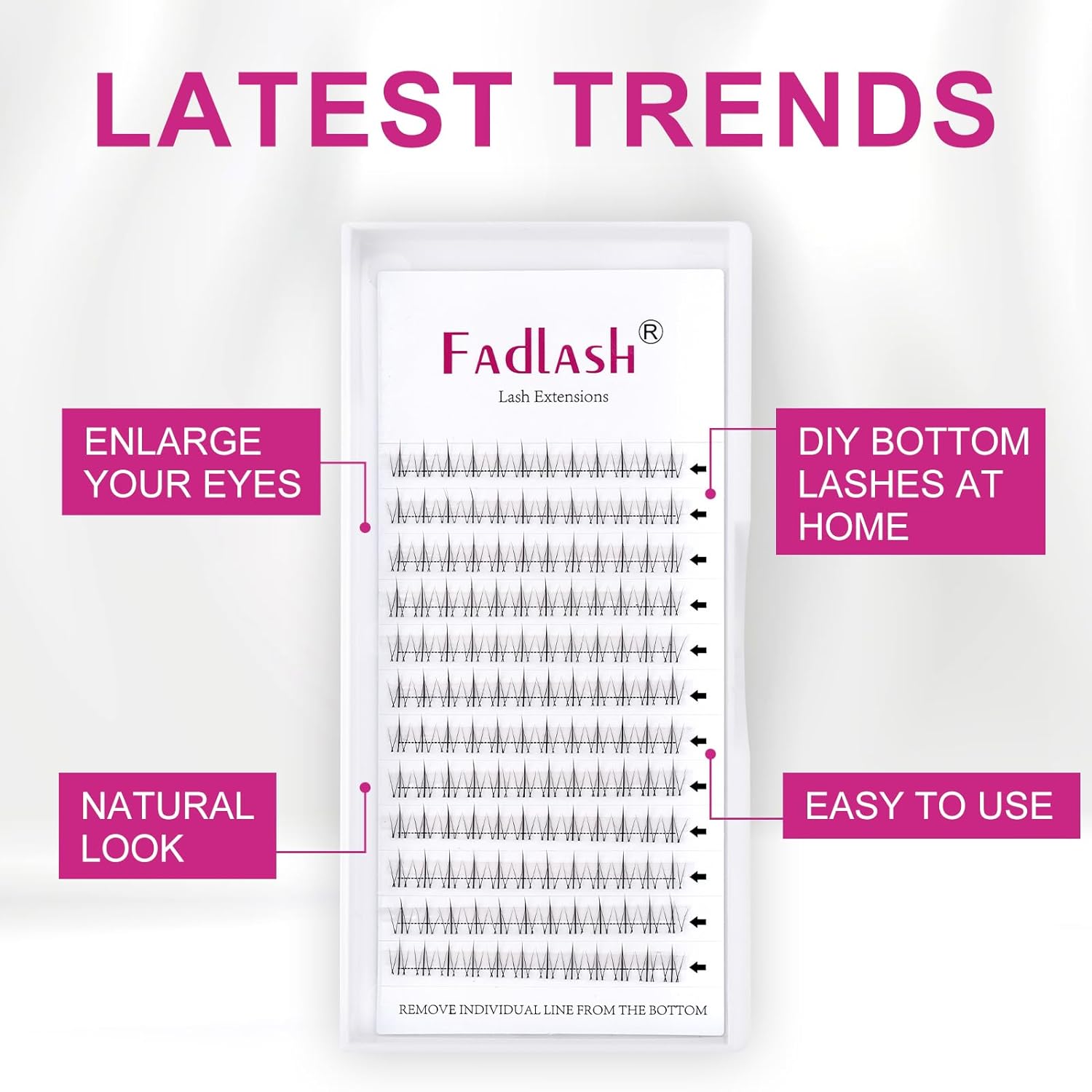 XOXO Bottom Eyelashes For Extra Volume and Lengths