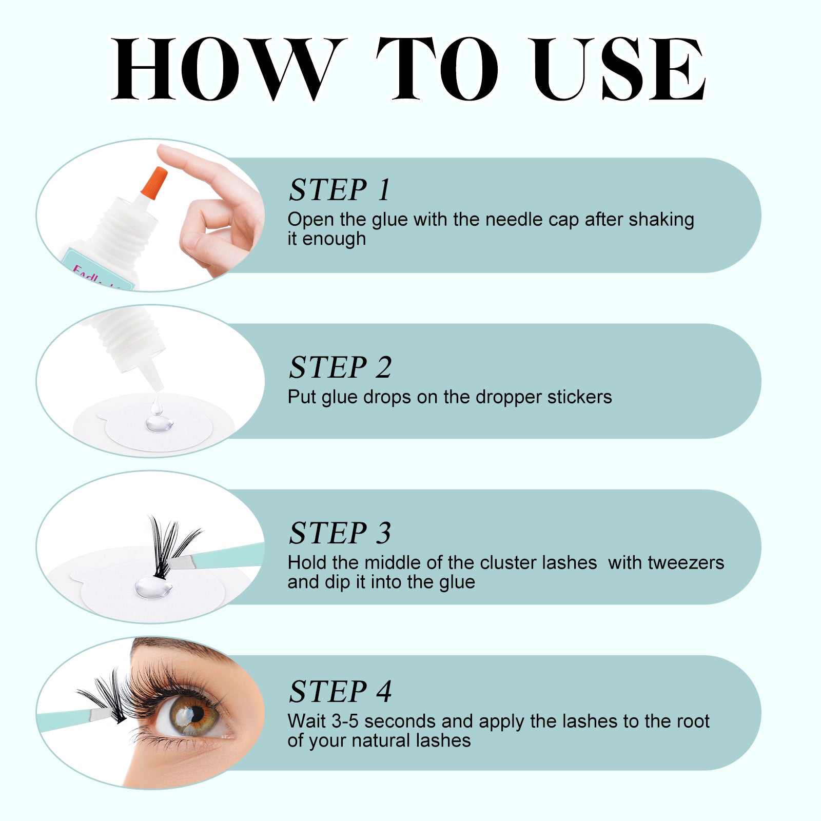 Waterproof Clear Lashes Glue