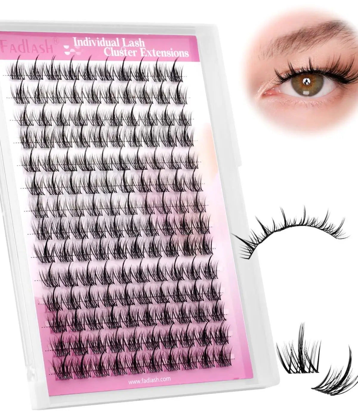 Invisible Band Lashes with Spikes