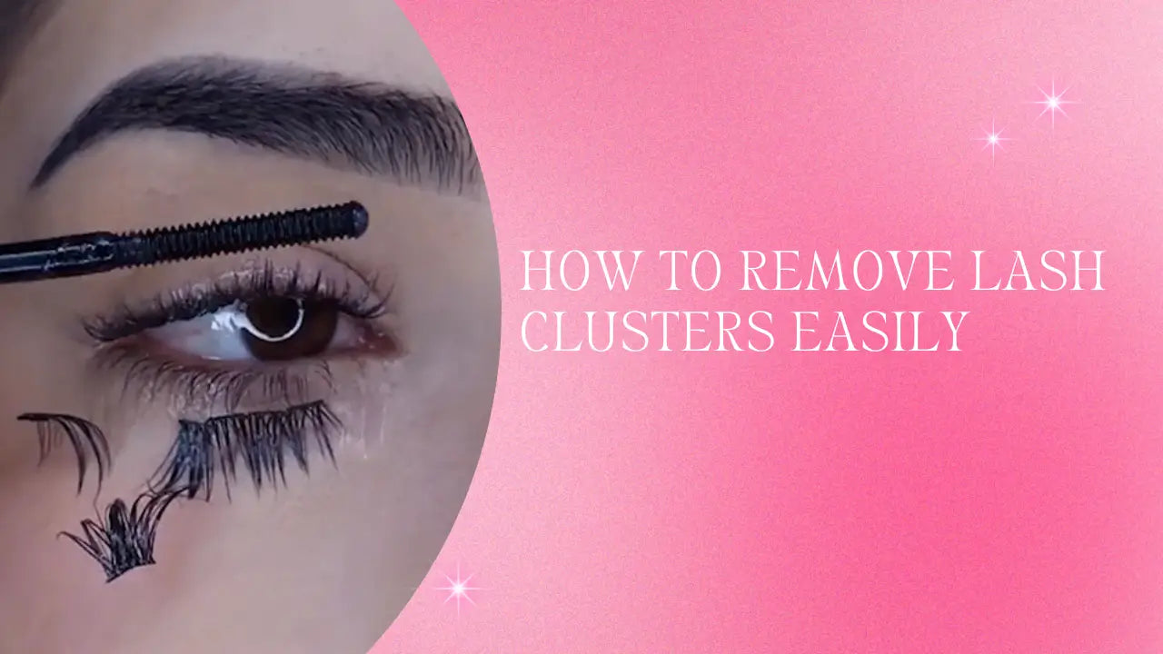 how to remove lash clusters