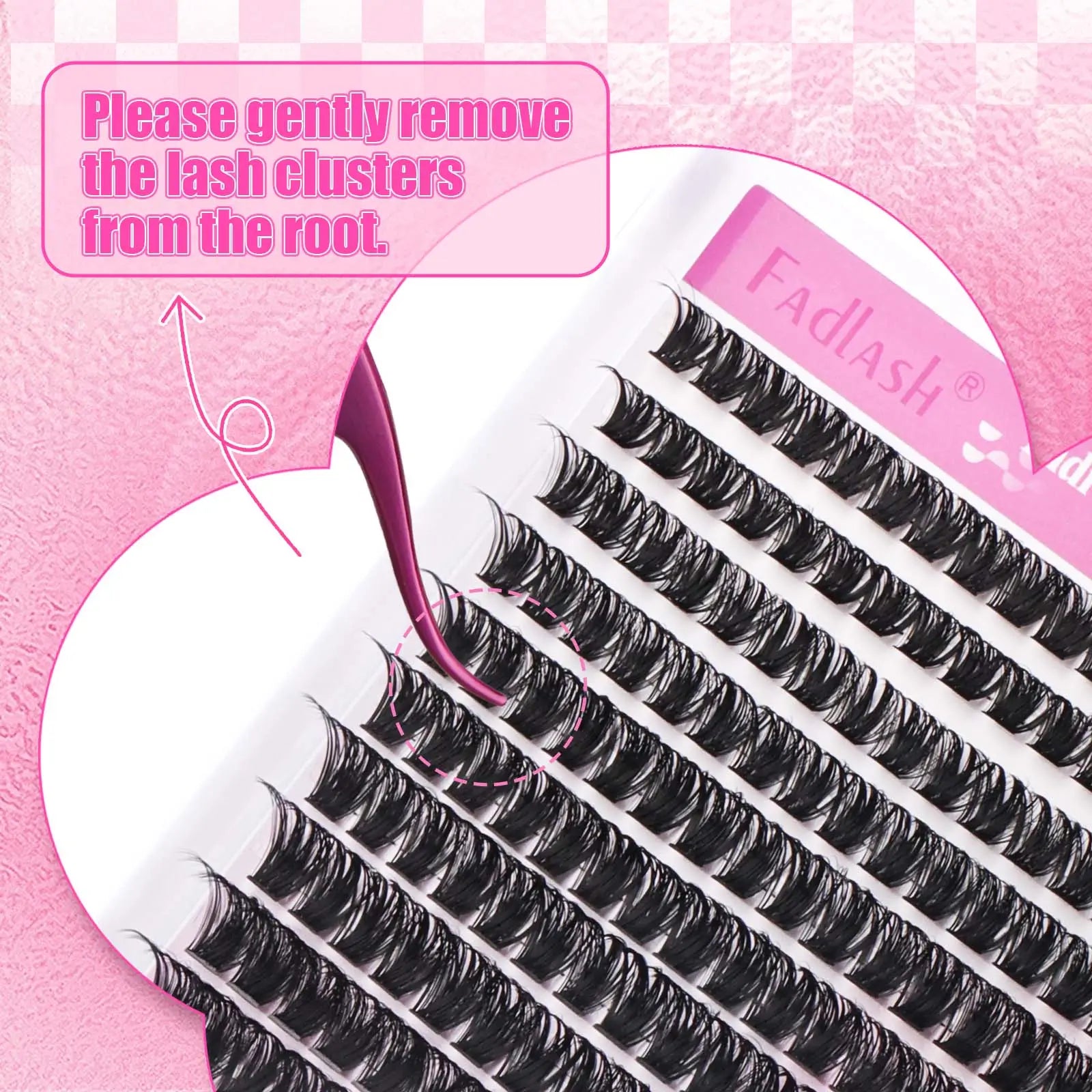 Astra 100D 3D Effect Fluffy Lash Clusters Beginner-Friendly Best at Home Lash Extensions