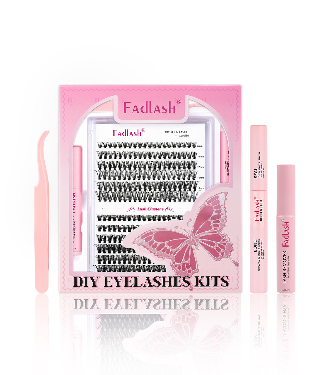 Auroras 30D+40D Individual Cluster Lash Extensions Cruelty-Free