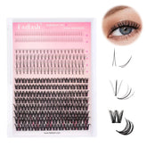 Velvet Gaze Lash Extension at Home with Spikes and Bottom Lashes